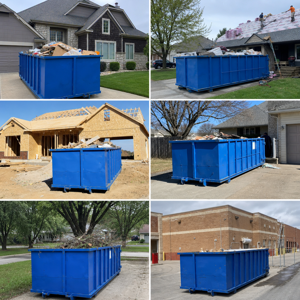 na roll off dumpster rental, a container in Bellevue, or a delivery in Elkhorn,